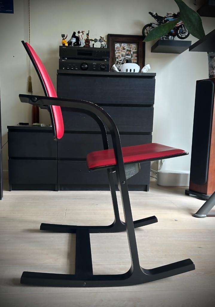 Bureaustoel (Balansstoel) ‘Actulum’, Huis en Inrichting, Bureaustoelen, Zo goed als nieuw, Bureaustoel, Zwart, Ophalen