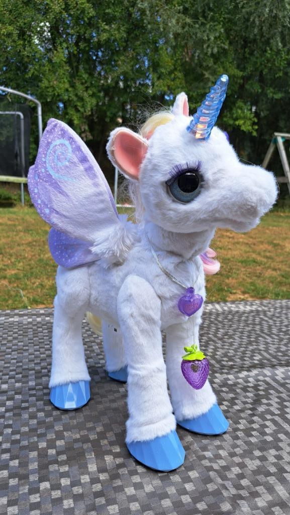 Licorne interactive FurReal Friends StarLily, Kinderen en Baby's, Speelgoed | Educatief en Creatief, Zo goed als nieuw, Met licht