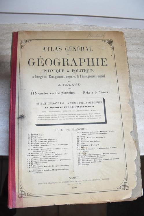 atlas ancien, Livres, Atlas & Cartes géographiques, Utilisé, Monde, Envoi