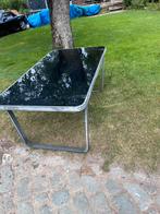 Table de jardin en verre en aluminium, Jardin & Terrasse, Enlèvement ou Envoi