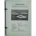 Volkswagen 1600 Vraagbaak losbladig 1967-1970 #3 Nederlands, Volkswagen, Utilisé, Enlèvement ou Envoi