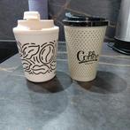 2 meeneem koffiebekers, Enlèvement, Utilisé