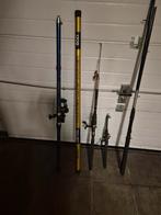 Visgerief, Ophalen, Vaste hengel