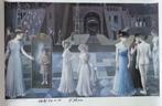 PAUL DELVAUX / LE TUNNEL / KLEUROFFSET / 69x100cm / SIG, Ophalen of Verzenden