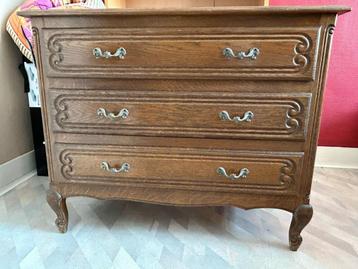 Meuble d'aisance vintage, 3 ou 4 tiroirs, 25 à 50 cm, Moins de 100 cm, Enlèvement