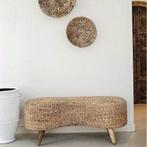 Bankje bananenblad, Huis en Inrichting, Ophalen, Zo goed als nieuw