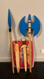 Set houten ridderzwaarden. Goed gebruikt, Kinderen en Baby's, Ophalen, Gebruikt