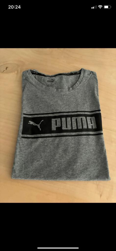 Puma t-shirts, Kleding | Heren, T-shirts, Gedragen, Maat 48/50 (M), Grijs, Ophalen of Verzenden