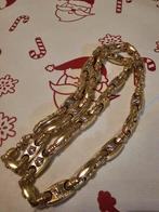 Goud koning Halsketting 65cm lengte 8mm breed 40gram 14k/585, Ophalen of Verzenden, Zo goed als nieuw, Goud, Goud