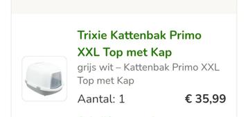 Kattenbak xxl beschikbaar voor biedingen