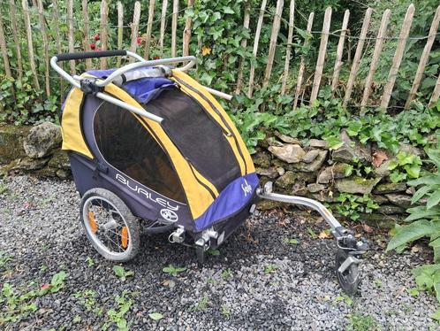 Remorque burley solo, Fietsen en Brommers, Fietsaccessoires | Aanhangwagens en Karren, Gebruikt, Kinderkar, 20 tot 40 kg, Vering