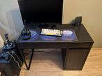 Zwarte bureau, Maison & Meubles, Bureaux, Enlèvement, Utilisé, Bureau