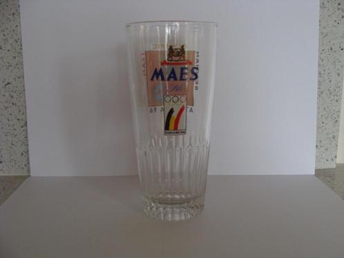 1 ancien verre Maes Pis Olympic Belgian Atlanta 1996, Collections, Marques de bière, Neuf, Verre ou Verres, Autres marques, Enlèvement ou Envoi