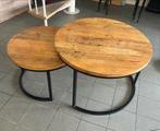 Salontafels hout set van 2, Ophalen, Gebruikt
