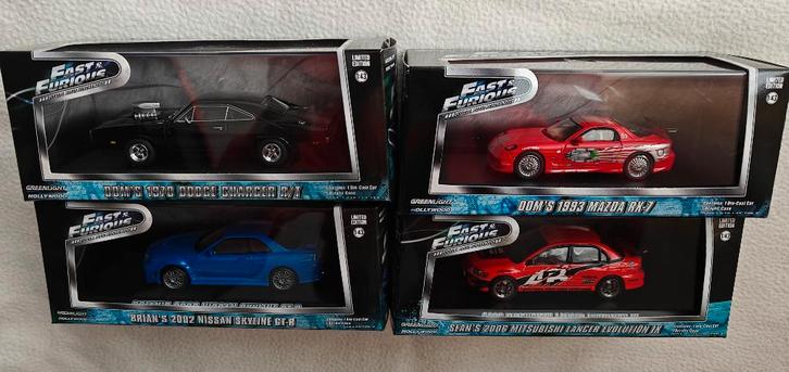 GREENLIGHT hollywood 1/43 fast and furious, Hobby & Loisirs créatifs, Voitures miniatures | 1:43, Neuf, Enlèvement ou Envoi