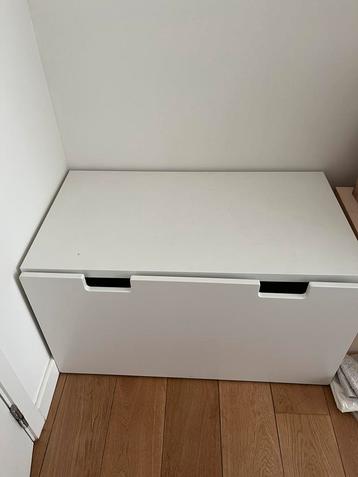 Banc avec rangement jouets, blanc/blanc - SMÅSTAD IKEA x 2, Enlèvement, Utilisé