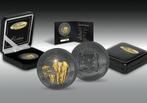 Somalia/Golden Enigma/1 Troy Oz Silver Coin/Gilded/Ruthenium, Zilver, Verzenden