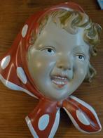 Ancien buste à accrocher vintage, Antiquités & Art, Curiosités & Brocante, Enlèvement