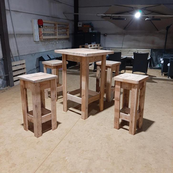 Barkrukken en bartafel (statafel), Huis en Inrichting, Tafels | Statafels, Nieuw, Ophalen