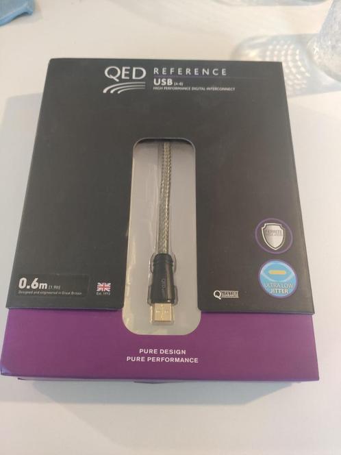 QED Reference USB kabel (A-B), 0.6m, TV, Hi-fi & Vidéo, Câbles audio & Câbles de télévision, Comme neuf, Autres câbles, Moins de 2 mètres