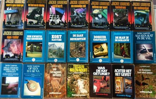 21 uitgaven in de 'Erik Jager' serie - Jackie Lourens, Boeken, Detectives, Zo goed als nieuw, Ophalen of Verzenden