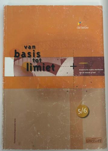 VBTL 5/6 8u - Vlakke analytische meetkunde van de 2de graad, Boeken, Gelezen, ASO, Wiskunde A, Die keure