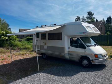 Ford transit  met laika opbouw, Caravans en Kamperen, Mobilhomes, Diesel, Particulier, Ford, 5 tot 6 meter