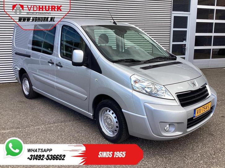 Peugeot Expert 2.0 HDI 130 pk L2 Dubbel Cabine DC EXPORT Air, Auto's, Bestelwagens en Lichte vracht, Bedrijf, ABS, Airconditioning