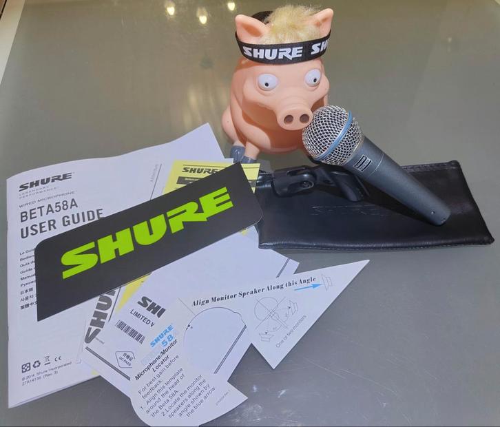 Shure Beta 58A dynamique neuf, Musique & Instruments, Microphones