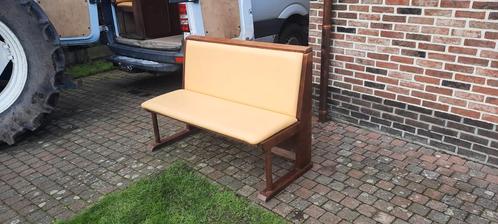 Cafebank - vintage zitbank / cafe bank, Antiek en Kunst, Antiek | Meubels | Stoelen en Sofa's, Ophalen