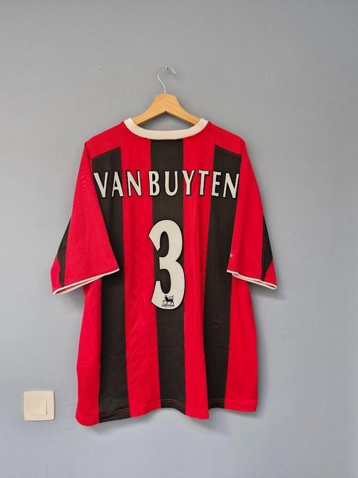 Manchester City Uitshirt 2003-04 – Van Buyten #3, Verzamelen, Sportartikelen en Voetbal, Zo goed als nieuw, Shirt, Ophalen of Verzenden