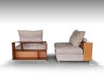 2 X Flexform Groundpiece 1-Zit Sofa, Huis en Inrichting, Ophalen of Verzenden, Zo goed als nieuw, Rechte bank, Stof