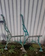 Pied banc fonte - tronc d arbre 19e, Enlèvement