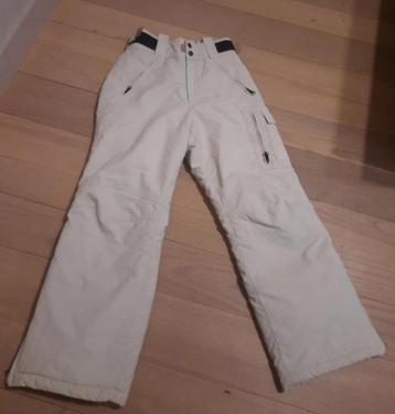 Witte skibroek decathlon XS beschikbaar voor biedingen
