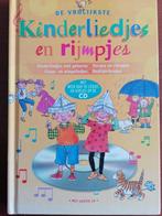 Boek Kinderliedjes en rijmpjes met CD, Musique, Utilisé, Enlèvement ou Envoi