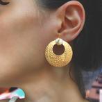 Boucles d'oreilles perle naturelle plaquée or 18 carats, Bijoux, Sacs & Beauté, Boucles d'oreilles, Comme neuf, Autres matériaux