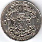 Alle 10 frank stukken België van 1969 t.e.m. 1979  (VL + FR), Envoi, Métal, Monnaie en vrac