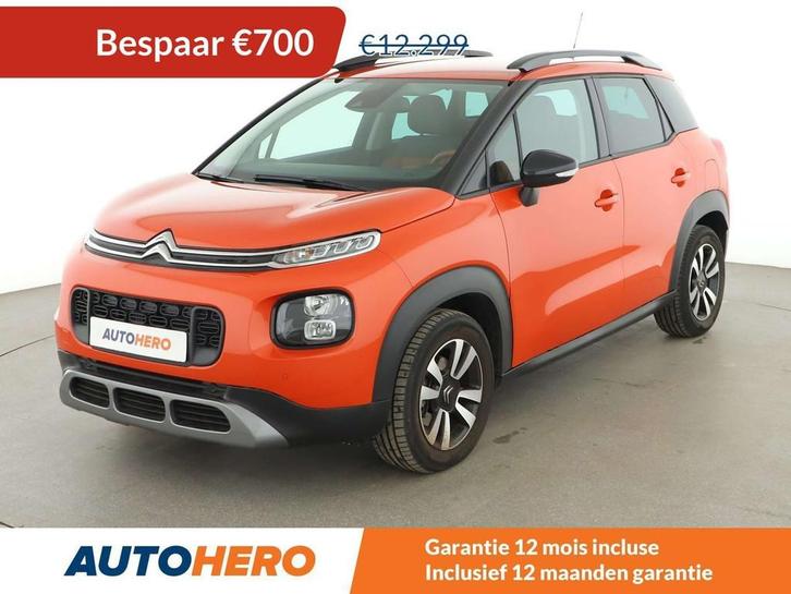 Citroën C3 Aircross 1.2 PureTech Shine (bj 2019), Auto's, Citroën, Te koop, C3 Aircross, 360° camera, ABS, Achteruitrijcamera