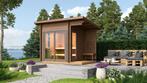 Maison de sauna TAMPERE - S : 290,6 x 208 cm, Sports & Fitness, Sauna, Finlandais ou Traditionnel, Envoi, Sauna complet, Neuf