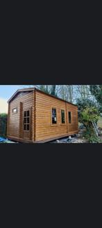 Blokhut/tuinhuis/tiny house 6,45m x 3,95m x 3,50m, Tuin en Terras, Tuinhuizen, 200 tot 400 cm, 3 ramen of meer, Blokhut, Nieuw