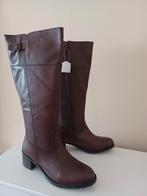 Nieuwe laarzen - leder - maat 43, Kleding | Dames, Schoenen, Hoge laarzen, Bruin, --, Nieuw