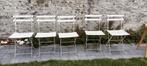 5 opklapbare bistro stoelen, Ophalen, Gebruikt