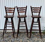 Chaises hautes de bar en chêne, Enlèvement, Utilisé