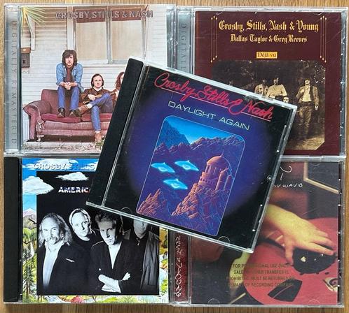 CROSBY STILLS NASH & YOUNG - Verzameling van 5 albums (5CDs), Cd's en Dvd's, Cd's | Rock, Zo goed als nieuw, Poprock, Verzenden