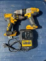 Twee dewalt 18V Li-lion XR schroefmachine zonder accu’s, Doe-het-zelf en Bouw, Ophalen, Gebruikt