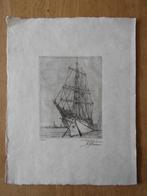 Opleidingsschip Mercator ets , Gilbert Klemans, Antiek en Kunst, Ophalen of Verzenden