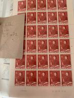 Vellen van belgische zegels, Timbres & Monnaies, Timbres | Europe | Belgique, Enlèvement