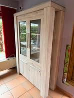 Woonkamer set: Vitrine-, dressoirkast, eettafel & salontafel, Huis en Inrichting, Ophalen, Gebruikt