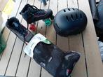 Rolschaatsen maat 38, bescherming S en helm M, Sport en Fitness, Skeelers, Gebruikt, Ophalen, Bescherming