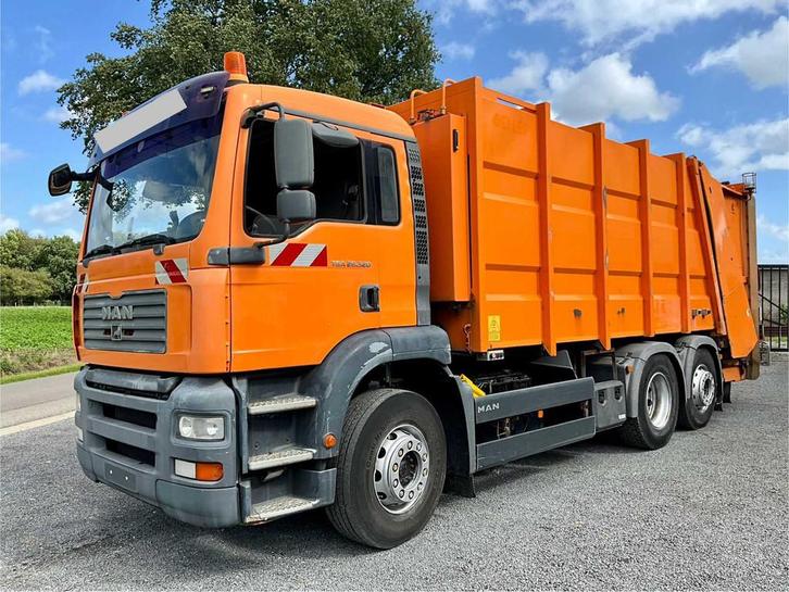2007 MAN TGA 26.320 Vuiliswagen, Auto's, Vrachtwagens, Bedrijf, MAN, Overige brandstoffen, Euro 4